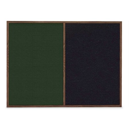 United Visual Products Slim Style Indoor Enclosed Corkboard, 48 UVRDS48SBH-BLACK-COBACC